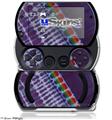 Tie Dye Alls Purple - Decal Style Skins (fits Sony PSPgo)