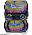 Tie Dye Red and Yellow Stripes - Decal Style Skins (fits Sony PSPgo)