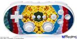 Wii Classic Controller Skin - Tie Dye Circles and Squares 101