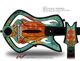 Tie Dye Fish 100 Decal Style Skin - fits Warriors Of Rock Guitar Hero Guitar (GUITAR NOT INCLUDED)