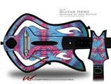 Tie Dye Peace Sign 100 Decal Style Skin - fits Warriors Of Rock Guitar Hero Guitar (GUITAR NOT INCLUDED)