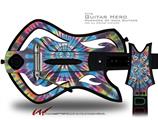 Tie Dye Swirl 101 Decal Style Skin - fits Warriors Of Rock Guitar Hero Guitar (GUITAR NOT INCLUDED)