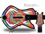 Tie Dye Swirl 102 Decal Style Skin - fits Warriors Of Rock Guitar Hero Guitar (GUITAR NOT INCLUDED)