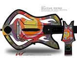 Tie Dye Circles 100 Decal Style Skin - fits Warriors Of Rock Guitar Hero Guitar (GUITAR NOT INCLUDED)