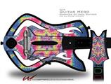 Tie Dye Star 101 Decal Style Skin - fits Warriors Of Rock Guitar Hero Guitar (GUITAR NOT INCLUDED)