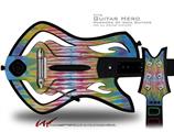 Tie Dye Spine 102 Decal Style Skin - fits Warriors Of Rock Guitar Hero Guitar (GUITAR NOT INCLUDED)