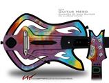 Tie Dye Swirl 108 Decal Style Skin - fits Warriors Of Rock Guitar Hero Guitar (GUITAR NOT INCLUDED)