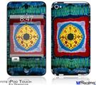 iPod Touch 4G Decal Style Vinyl Skin - Tie Dye Circles and Squares 101