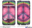 iPod Touch 4G Decal Style Vinyl Skin - Tie Dye Peace Sign 103