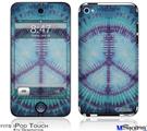 iPod Touch 4G Decal Style Vinyl Skin - Tie Dye Peace Sign 107