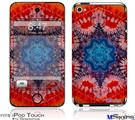 iPod Touch 4G Decal Style Vinyl Skin - Tie Dye Star 100