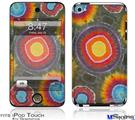 iPod Touch 4G Decal Style Vinyl Skin - Tie Dye Circles 100