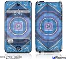 iPod Touch 4G Decal Style Vinyl Skin - Tie Dye Circles and Squares 100