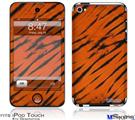 iPod Touch 4G Decal Style Vinyl Skin - Tie Dye Bengal Belly Stripes