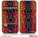 iPhone 4 Decal Style Vinyl Skin - Tie Dye Spine 100 (DOES NOT fit newer iPhone 4S)