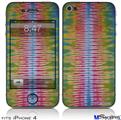 iPhone 4 Decal Style Vinyl Skin - Tie Dye Spine 102 (DOES NOT fit newer iPhone 4S)
