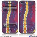 iPhone 4 Decal Style Vinyl Skin - Tie Dye Spine 105 (DOES NOT fit newer iPhone 4S)