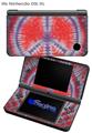 Tie Dye Peace Sign 105 - Decal Style Skin fits Nintendo DSi XL (DSi SOLD SEPARATELY)