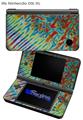 Tie Dye Mixed Rainbow - Decal Style Skin fits Nintendo DSi XL (DSi SOLD SEPARATELY)