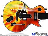 Guitar Hero III Wii Les Paul Skin - Tie Dye Music Note 100