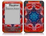 Tie Dye Star 100 - Decal Style Skin fits Amazon Kindle 3 Keyboard (with 6 inch display)