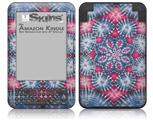 Tie Dye Star 102 - Decal Style Skin fits Amazon Kindle 3 Keyboard (with 6 inch display)