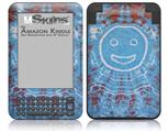 Tie Dye Happy 101 - Decal Style Skin fits Amazon Kindle 3 Keyboard (with 6 inch display)