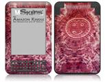 Tie Dye Happy 102 - Decal Style Skin fits Amazon Kindle 3 Keyboard (with 6 inch display)