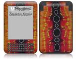 Tie Dye Spine 100 - Decal Style Skin fits Amazon Kindle 3 Keyboard (with 6 inch display)