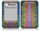 Tie Dye Spine 102 - Decal Style Skin fits Amazon Kindle 3 Keyboard (with 6 inch display)