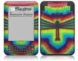 Tie Dye Dragonfly - Decal Style Skin fits Amazon Kindle 3 Keyboard (with 6 inch display)