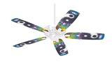 Phat Dyes - Yin Yang - 102 - Ceiling Fan Skin Kit fits most 42 inch fans (FAN and BLADES SOLD SEPARATELY)