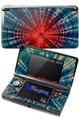 Tie Dye Bulls Eye 100 - Decal Style Skin fits Nintendo 3DS (3DS SOLD SEPARATELY)