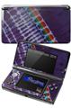 Tie Dye Alls Purple - Decal Style Skin fits Nintendo 3DS (3DS SOLD SEPARATELY)