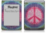 Tie Dye Peace Sign 108 - Decal Style Skin (fits Amazon Kindle Touch Skin)