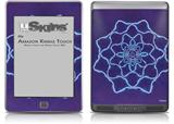 Tie Dye Purple Stars - Decal Style Skin (fits Amazon Kindle Touch Skin)