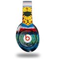 WraptorSkinz Skin Decal Wrap compatible with Beats Studio (Original) Headphones Tie Dye Circles and Squares 101 Skin Only (HEADPHONES NOT INCLUDED)