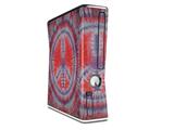 Tie Dye Peace Sign 105 Decal Style Skin for XBOX 360 Slim Vertical