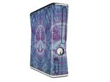 Tie Dye Peace Sign 106 Decal Style Skin for XBOX 360 Slim Vertical