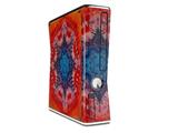 Tie Dye Star 100 Decal Style Skin for XBOX 360 Slim Vertical