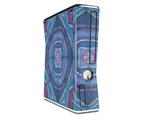 Tie Dye Circles and Squares 100 Decal Style Skin for XBOX 360 Slim Vertical
