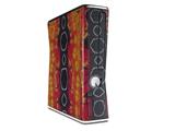 Tie Dye Spine 100 Decal Style Skin for XBOX 360 Slim Vertical