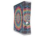 Tie Dye Star 104 Decal Style Skin for XBOX 360 Slim Vertical