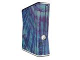 Tie Dye Blue Shale Decal Style Skin for XBOX 360 Slim Vertical