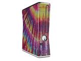 Tie Dye Rainbow Stripes Decal Style Skin for XBOX 360 Slim Vertical