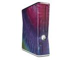 Tie Dye Pink and Purple Stripes Decal Style Skin for XBOX 360 Slim Vertical