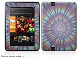 Tie Dye Swirl 103 Decal Style Skin fits 2012 Amazon Kindle Fire HD 7 inch