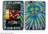 Tie Dye Peace Sign Swirl Decal Style Skin fits 2012 Amazon Kindle Fire HD 7 inch