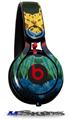 WraptorSkinz Skin Decal Wrap compatible with Beats Mixr Headphones Tie Dye Circles and Squares 101 Skin Only (HEADPHONES NOT INCLUDED)