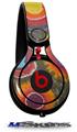 WraptorSkinz Skin Decal Wrap compatible with Beats Mixr Headphones Tie Dye Circles 100 Skin Only (HEADPHONES NOT INCLUDED)